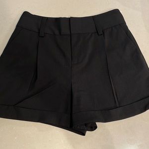 Alice + Olivia Black Shorts